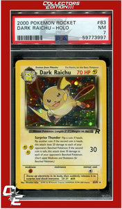 Team Rocket 83 Dark Raichu Holo PSA 7