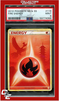 Heartgold & Soulsilver 116 Fire Energy PSA 9
