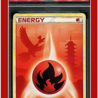 Heartgold & Soulsilver 116 Fire Energy PSA 9