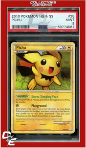 Heartgold & Soulsilver 28 Pichu PSA 9