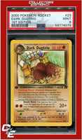 Team Rocket 23 Dark Dugtrio 1st Edition PSA 9
