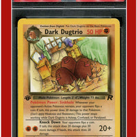 Team Rocket 23 Dark Dugtrio 1st Edition PSA 9