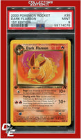 Team Rocket 35 Dark Flareon 1st Edition PSA 9
