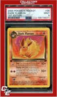 Team Rocket 35 Dark Flareon 1st Edition PSA 9
