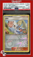 Ultra Prism 125a Lillie Reverse Foil 2019 Regional Championships STAFF PSA 9
