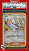 Ultra Prism 125a Lillie Reverse Foil 2019 Regional Championships STAFF PSA 9
