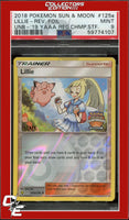 Ultra Prism 125a Lillie Reverse Foil 2019 Regional Championships STAFF PSA 9
