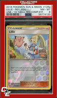 Ultra Prism 125a Lillie Reverse Foil 2019 Regional Championships STAFF PSA 8
