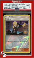 Ultra Prism 119a Cynthia Reverse Foil 2019 Regional Championships STAFF PSA 9
