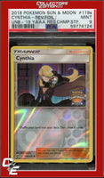 Ultra Prism 119a Cynthia Reverse Foil 2019 Regional Championships STAFF PSA 9
