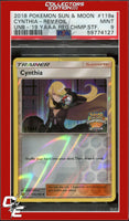Ultra Prism 119a Cynthia Reverse Foil 2019 Regional Championships STAFF PSA 9

