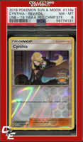Ultra Prism 119a Cynthia Reverse Foil 2019 Regional Championships STAFF PSA 8
