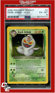 Team Rocket 2 Dark Arbok Holo PSA 6