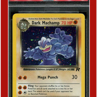 Team Rocket 10 Dark Machamp Holo PSA 9