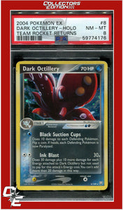 EX Team Rocket Returns 8 Dark Octillery Holo PSA 8