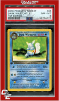 Team Rocket 46 Dark Wartortle 1st Edition PSA 8
