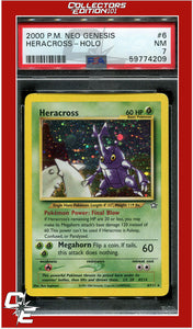 Neo Genesis 6 Heracross Holo PSA 7