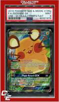 Unbroken Bonds 195a Full Art Dedenne GX 2020 Yellow A Alternate Art PSA 9
