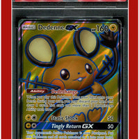 Unbroken Bonds 195 Full Art Dedenne GX PSA 9