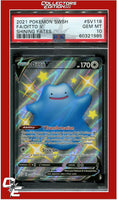 Shining Fates SV118 Full Art Ditto V PSA 10
