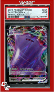 Shining Fates 051 Full Art Ditto Vmax PSA 9