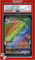 Champion's Path 075 Full Art Drednaw Vmax Secret PSA 8
