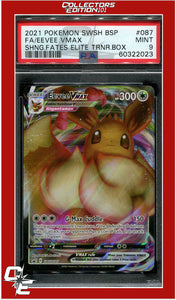 SWSH Black Star Promo 087 Full Art Eevee PSA 9