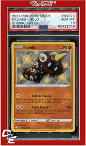 Shining Fates SV074 Falinks Holo PSA 10