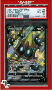 Shining Fates SV115 Full Art Falinks V PSA 10