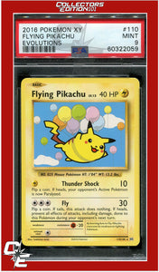 Evolutions 110 Flying Pikachu PSA 9