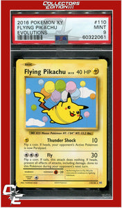 Evolutions 110 Flying Pikachu PSA 9