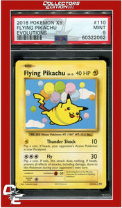 Evolutions 110 Flying Pikachu PSA 9