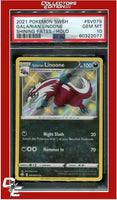 Shining Fates SV079 Galarian Linoone Holo PSA 10
