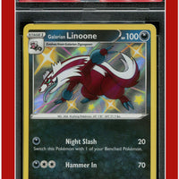 Shining Fates SV079 Galarian Linoone Holo PSA 10