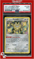 Shining Fates SV086 Galarian Meowth Holo PSA 9
