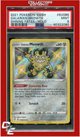 Shining Fates SV086 Galarian Meowth Holo PSA 9
