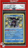 Shining Fates SV021 Galarian Mr. Rime Holo PSA 9
