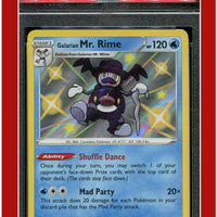 Shining Fates SV021 Galarian Mr. Rime Holo PSA 9