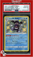 Shining Fates SV021 Galarian Mr. Rime Holo PSA 10
