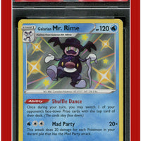 Shining Fates SV021 Galarian Mr. Rime Holo PSA 10