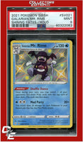 Shining Fates SV021 Galarian Mr. Rime Holo PSA 9
