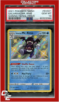 Shining Fates SV021 Galarian Mr. Rime Holo PSA 10
