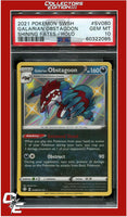 Shining Fates SV080 Galarian Obstagoon Holo PSA 10
