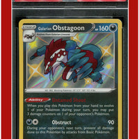 Shining Fates SV080 Galarian Obstagoon Holo PSA 10