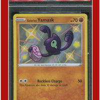 Shining Fates SV065 Galarian Yamask Holo PSA 10