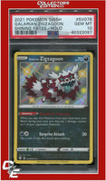 Shining Fates SV078 Galarian Zigzagoon Holo PSA 10
