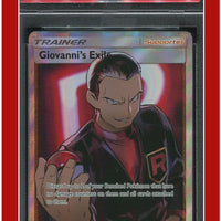 Hidden Fates 67 Full Art Giovanni's Exile PSA 10