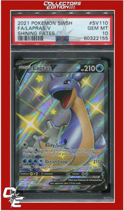 Shining Fates SV110 Full Art Lapras V PSA 10