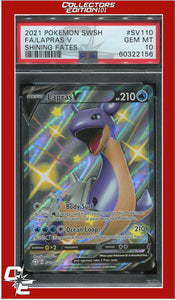 Shining Fates SV110 Full Art Lapras V PSA 10