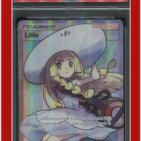 Sun & Moon 147 Full Art Lillie PSA 9